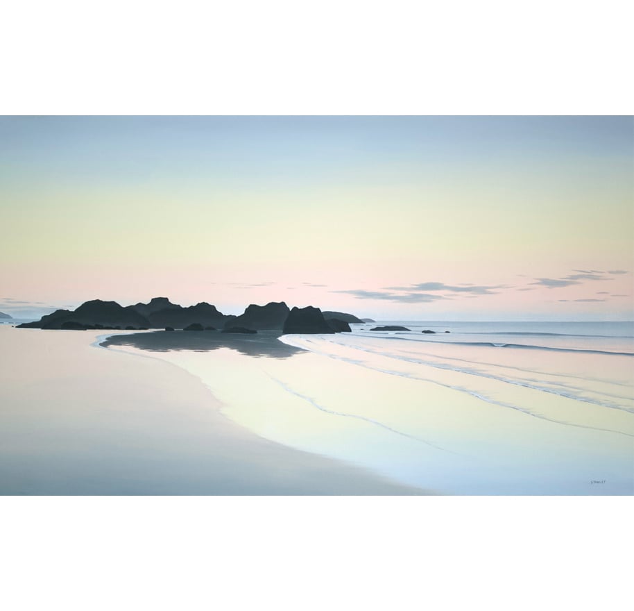 Sunset Beach. East Coast Tasmania