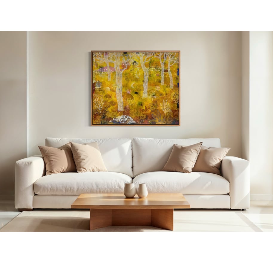 Ghost Gums at Sunset